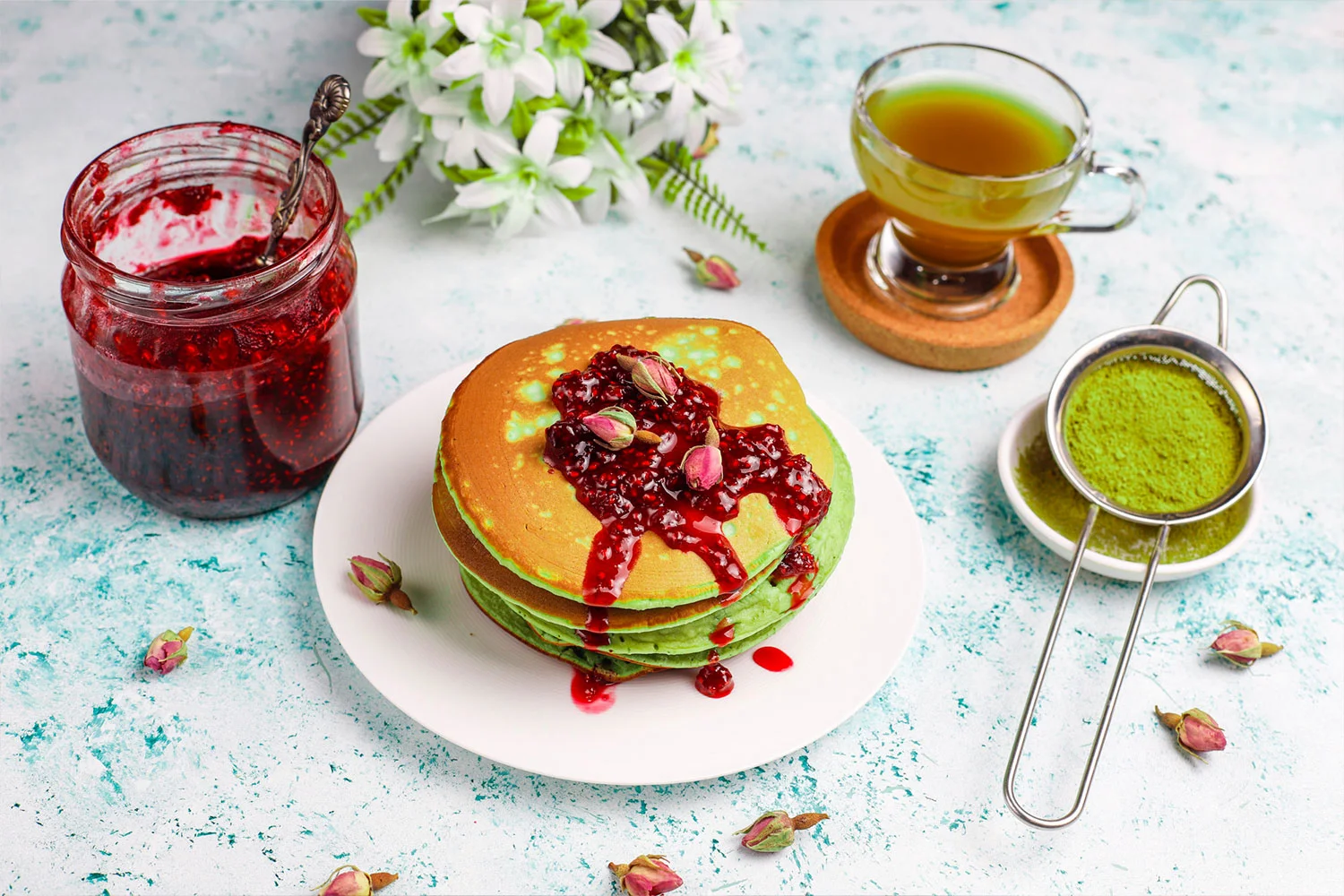Pancake matcha